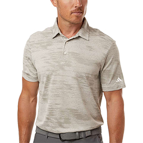 Adidas - Ultimate365 Textured Stripe Polo: AD-A2005