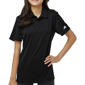 Adidas Youth Performance Polo: AD-A4000