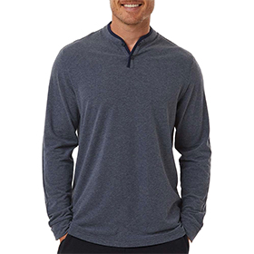 Adidas Henley Long Sleeve Tee: AD-A597