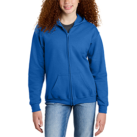 Adult Full Zip Hooded Sweatshirt: GI-18600B