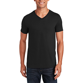 Gildan Softstyle Men's V Neck T Shirt: GI-64V00