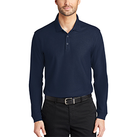 Port Authority Long Sleeve Core Classic Pique Polo: PO-K100LS