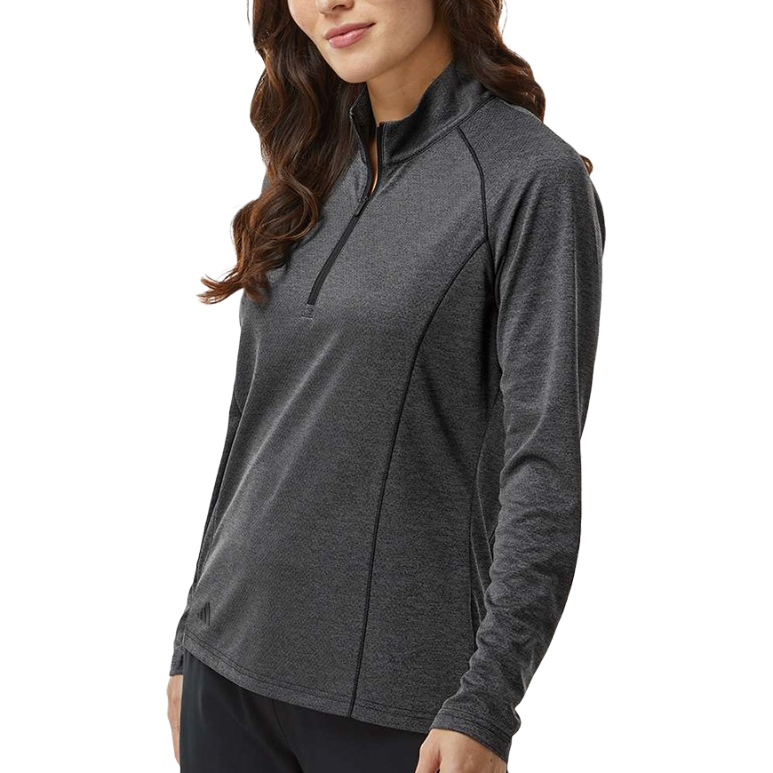 Adidas - Women's Space Dyed Quarter-Zip Pullover: AD-A594V2