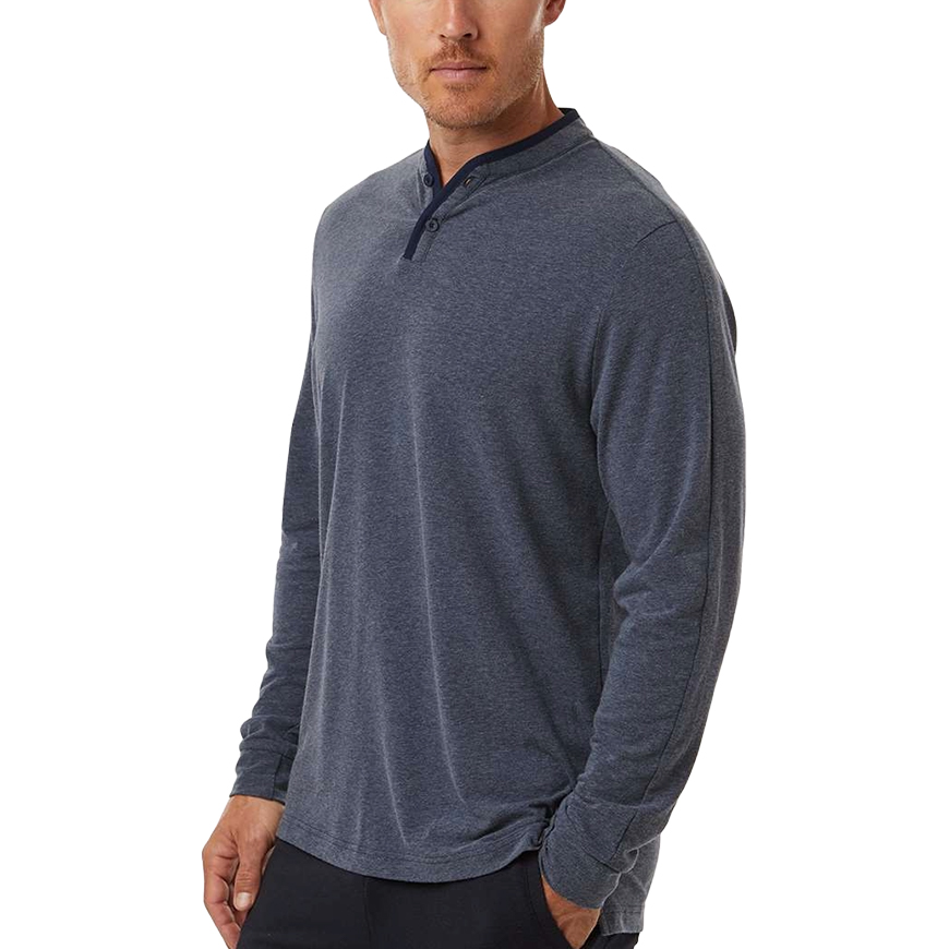 Adidas Henley Long Sleeve Tee: AD-A597V2