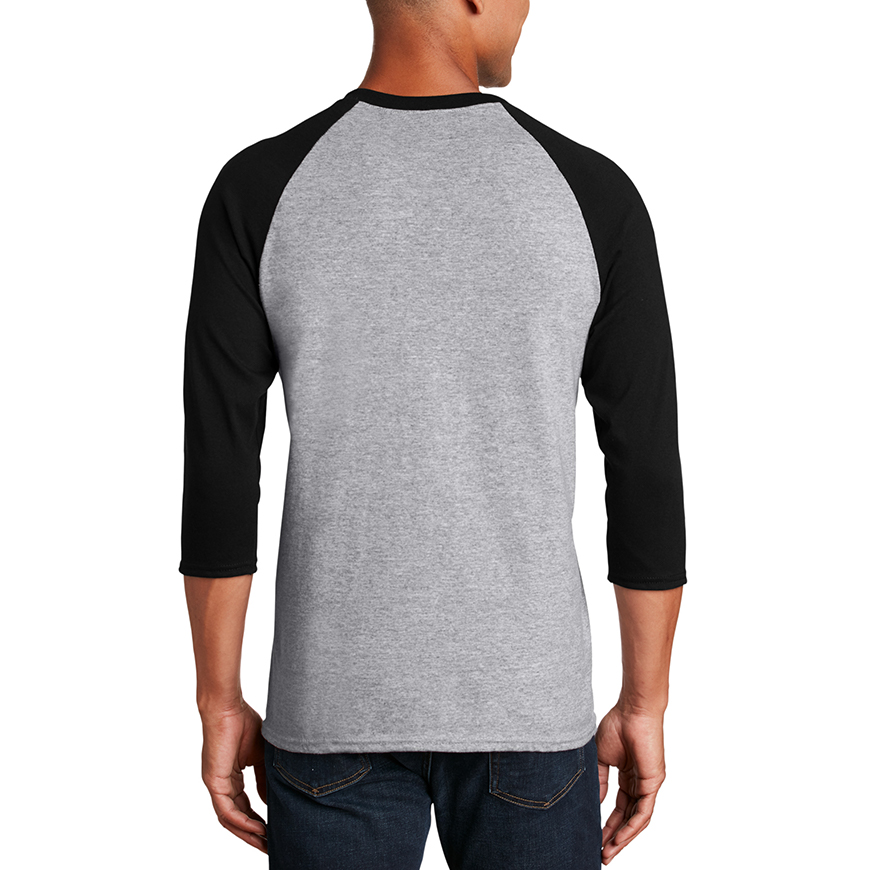 Gildan 5700 Men's Heavy Cotton 3/4-Sleeve Raglan T-Shirt: GI-5700V1