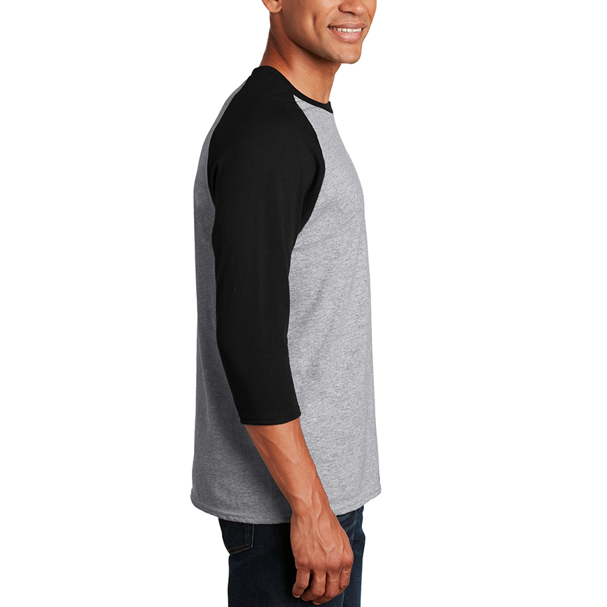 Gildan 5700 Men's Heavy Cotton 3/4-Sleeve Raglan T-Shirt: GI-5700V2