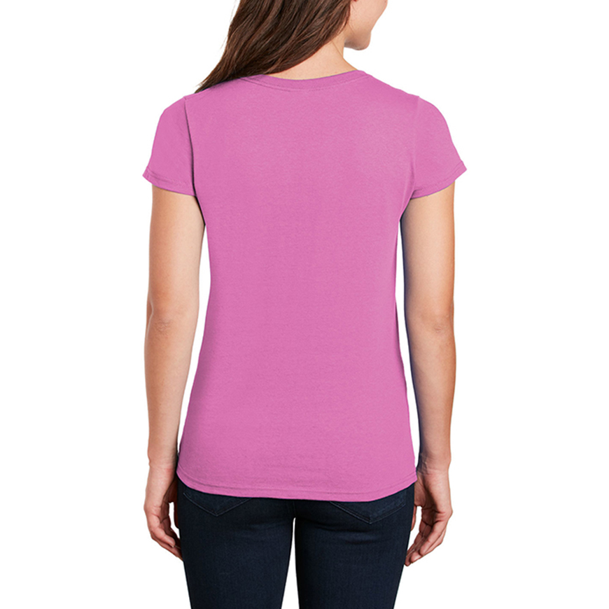 Gildan Ladies Heavy Cotton V neck TShirt: GI-5V00LV1