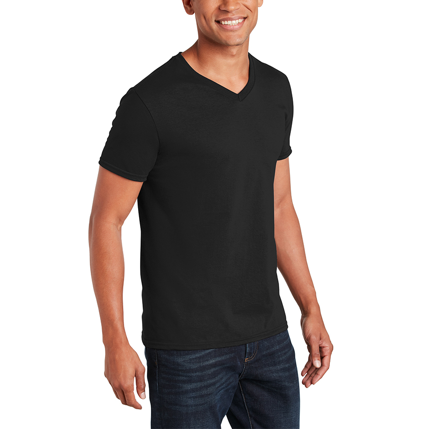 Gildan Softstyle Men's V Neck T Shirt: GI-64V00V3