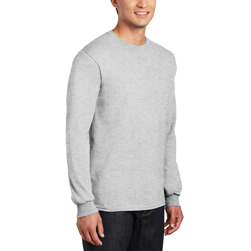 Gildan DryBlend Men 50 Cotton 50 Poly Long Sleeve T Shirt: GI-8400V3