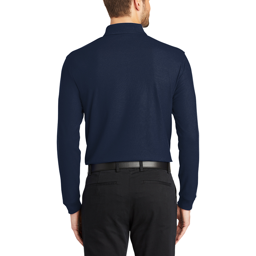 Port Authority Long Sleeve Core Classic Pique Polo: PO-K100LSV1