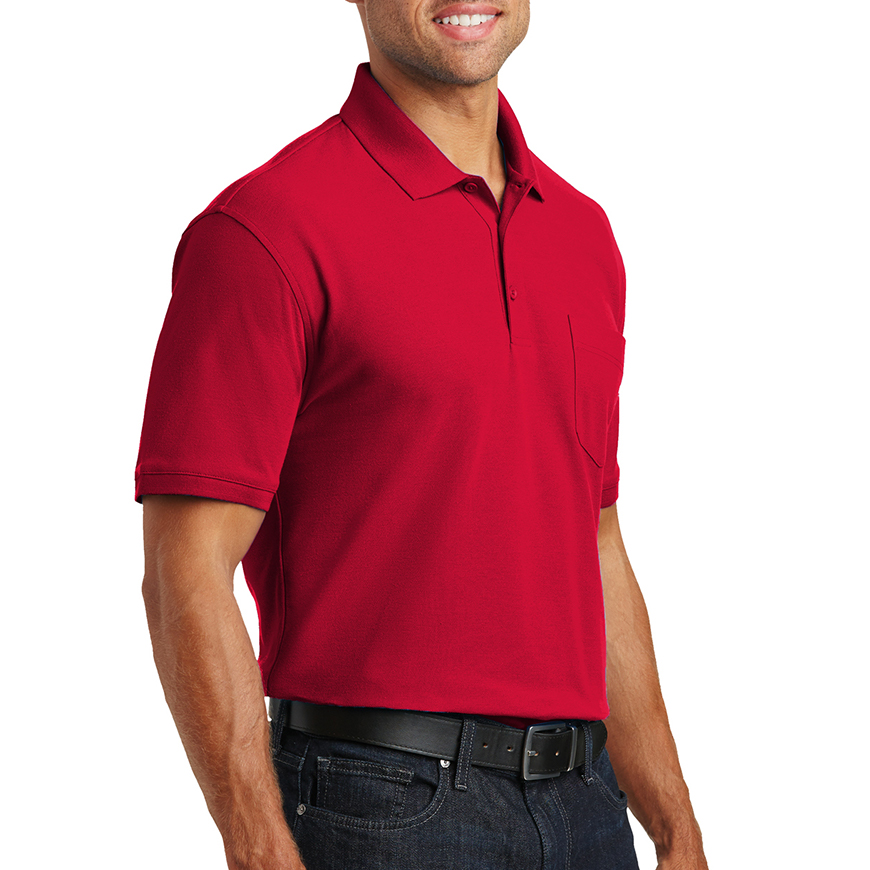 Port Authority Core Classic Pique Pocket Polo: PO-K100PV3