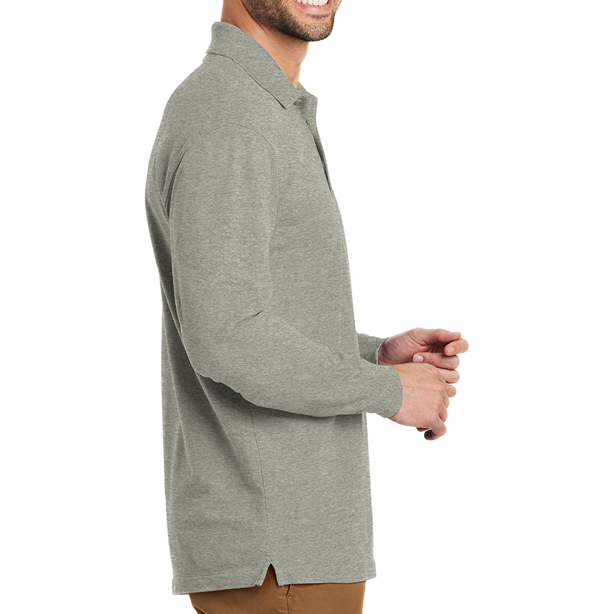 Port Authority EZCotton Long Sleeve Polo: PO-K8000LSV1