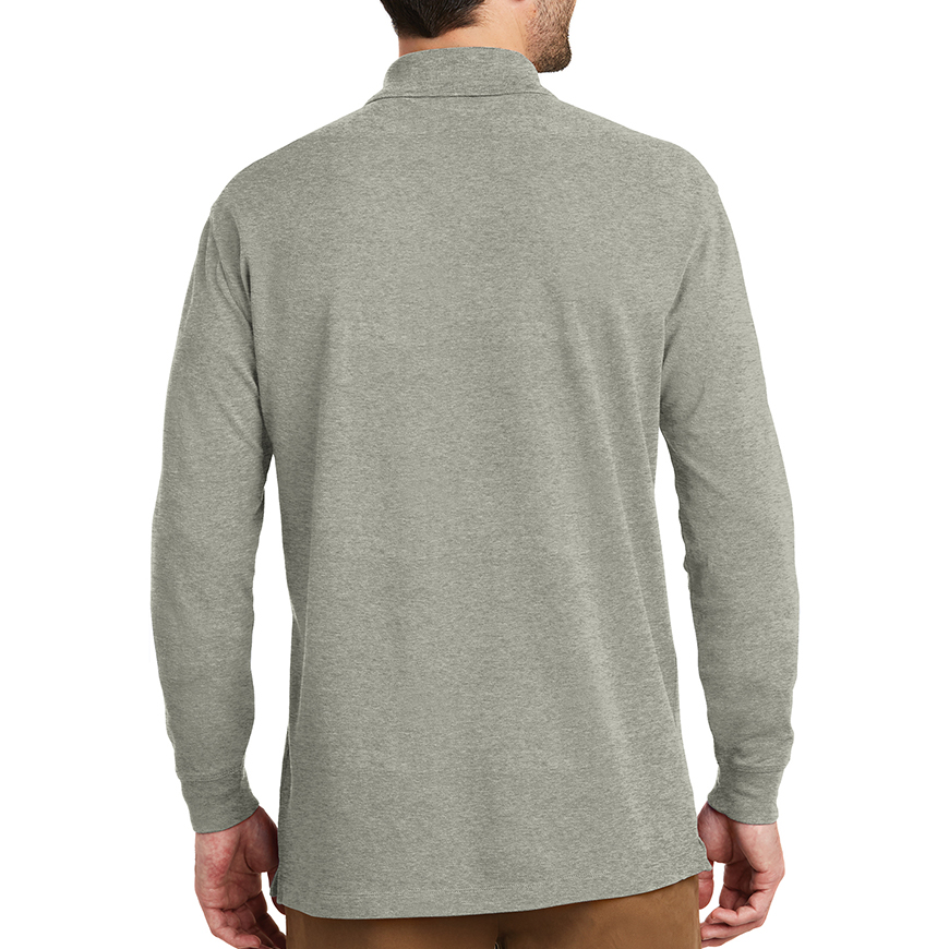 Port Authority EZCotton Long Sleeve Polo: PO-K8000LSV3