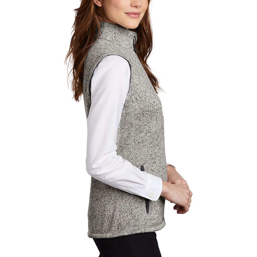 Port Authority Women's Sweater Fleece Vest: PO-L236V1