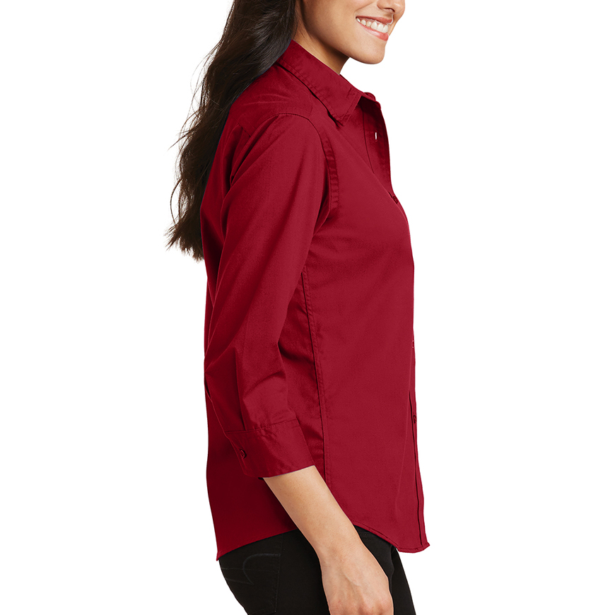 Port Authority  Ladies Three Quarter Sleeve Easy Care Shirt: PO-L612V1