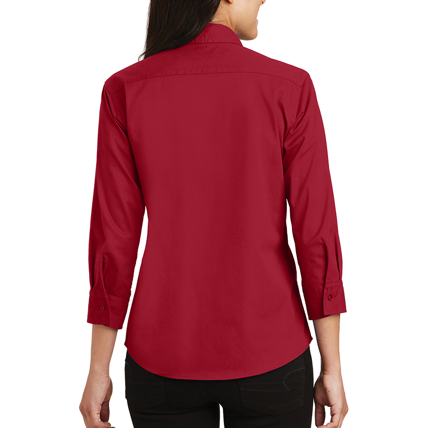 Port Authority  Ladies Three Quarter Sleeve Easy Care Shirt: PO-L612V3