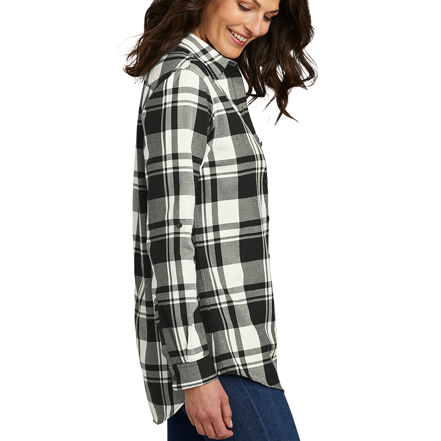 Port Authority Women's Plaid Flannel Tunic: PO-LW668V1