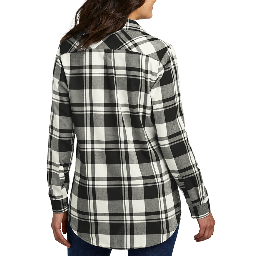 Port Authority Women's Plaid Flannel Tunic: PO-LW668V3